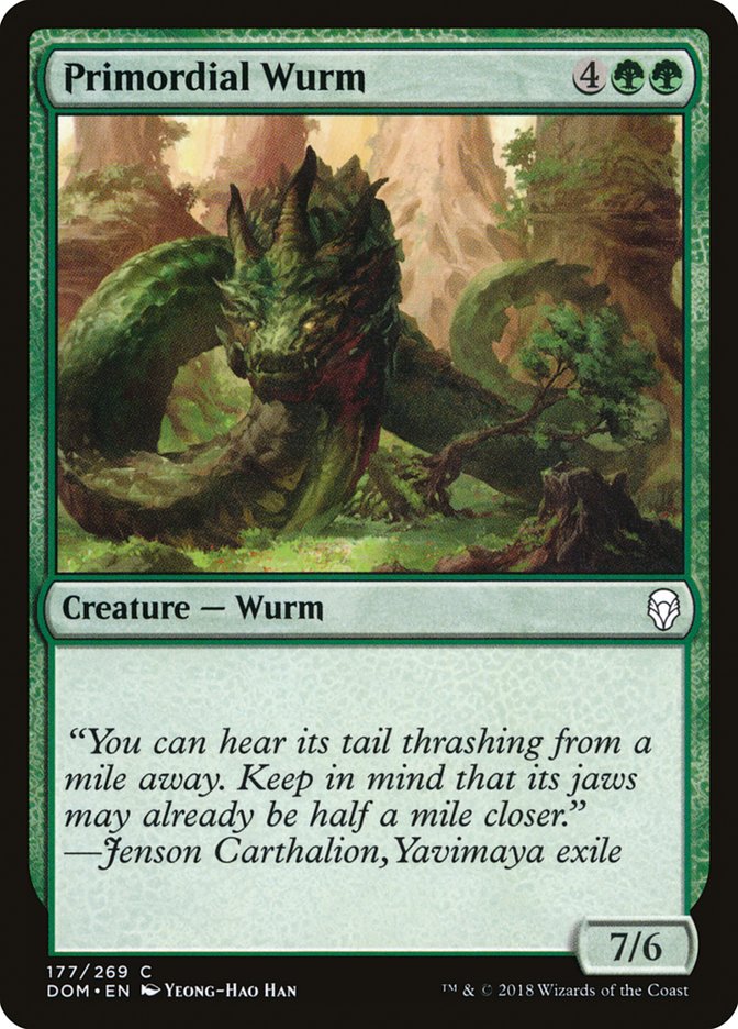 Primordial Wurm [Dominaria] | Total Play