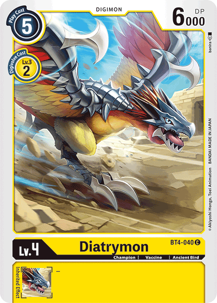 Diatrymon [BT4-040] [Great Legend] | Total Play