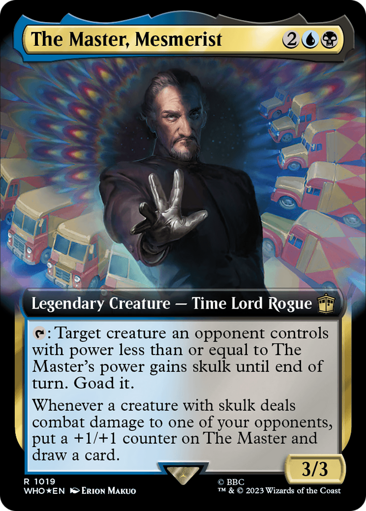 The Master, Mesmerist (Extended Art) (Surge Foil) [Doctor Who] | Total Play