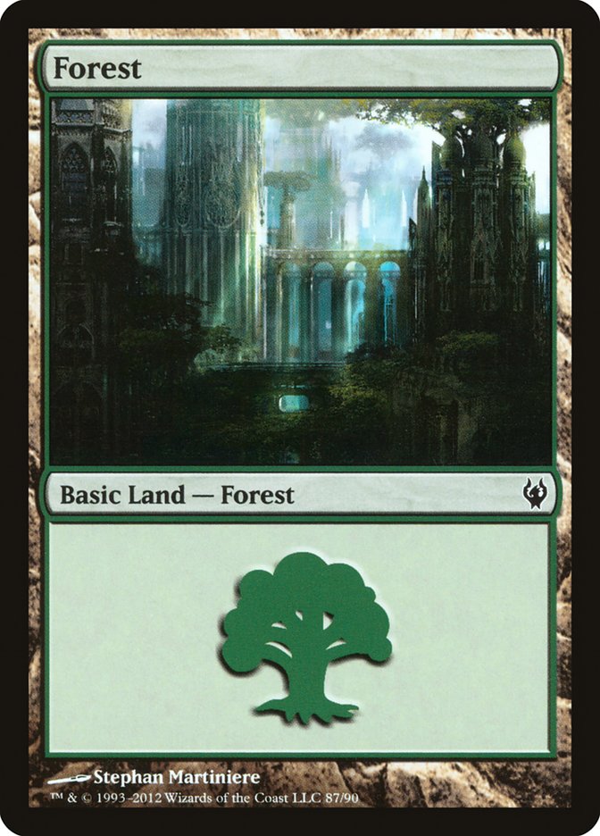 Forest (87) [Duel Decks: Izzet vs. Golgari] | Total Play