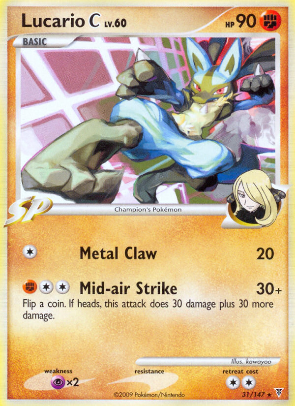 Lucario C (31/147) [Platinum: Supreme Victors] | Total Play