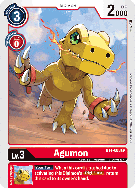 Agumon [BT4-008] [Great Legend] | Total Play