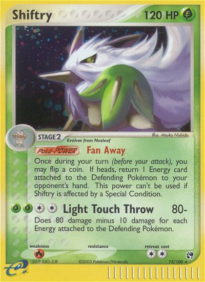 Shiftry (12/100) [EX: Sandstorm] | Total Play