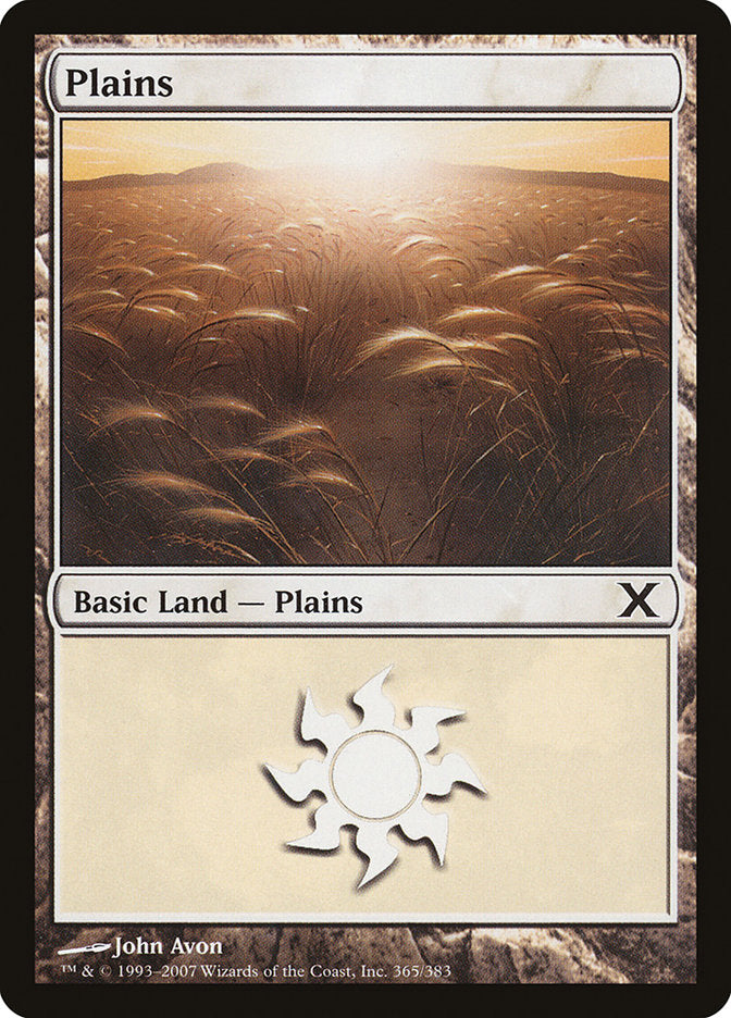 Plains (365) [Tenth Edition] | Total Play