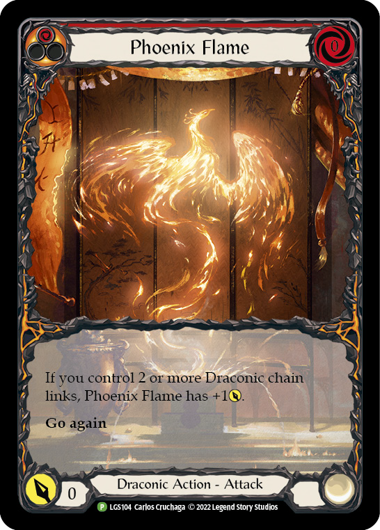Phoenix Flame [LGS104] (Promo)  Rainbow Foil | Total Play