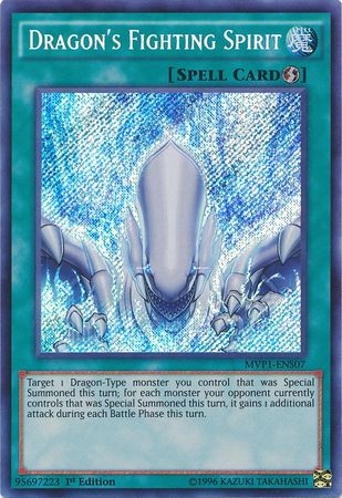 Dragon's Fighting Spirit [MVP1-ENS07] Secret Rare | Total Play