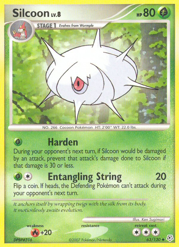 Silcoon (63/130) [Diamond & Pearl: Base Set] | Total Play