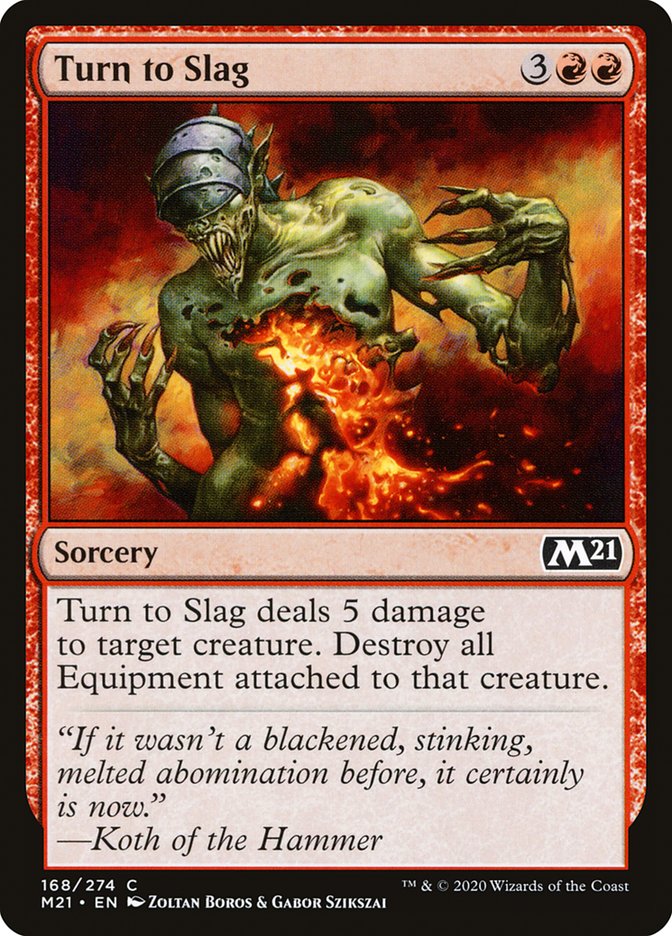 Turn to Slag [Core Set 2021] | Total Play