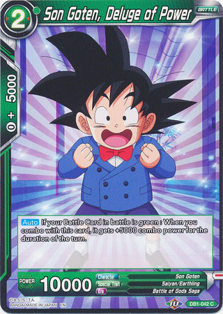Son Goten, Deluge of Power (DB1-042) [Dragon Brawl] | Total Play