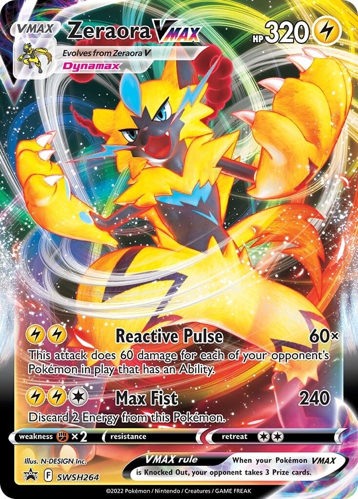 Zeraora VMAX (SWSH264) [Sword & Shield: Black Star Promos] | Total Play