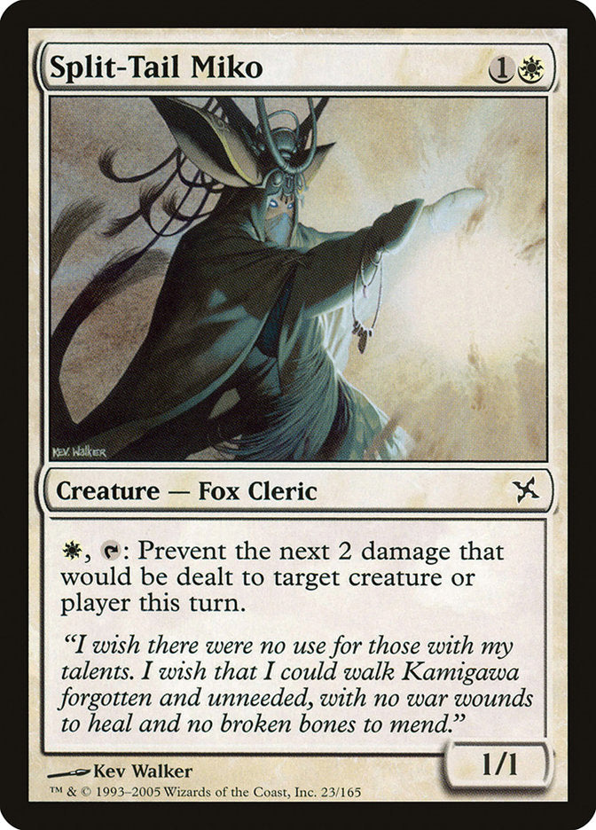 Split-Tail Miko [Betrayers of Kamigawa] | Total Play