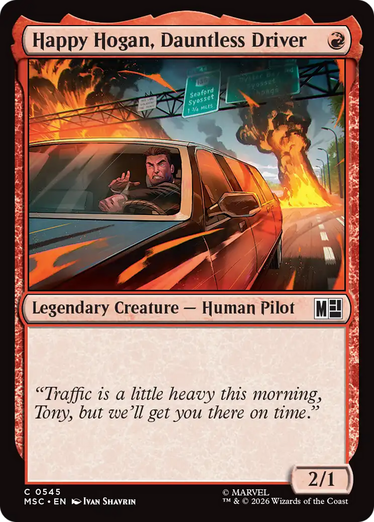 Happy Hogan, Dauntless Driver (0545) [Marvel Super Heroes Commander] | Total Play