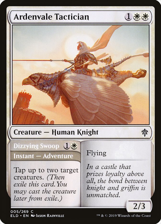 Ardenvale Tactician // Dizzying Swoop [Throne of Eldraine] | Total Play