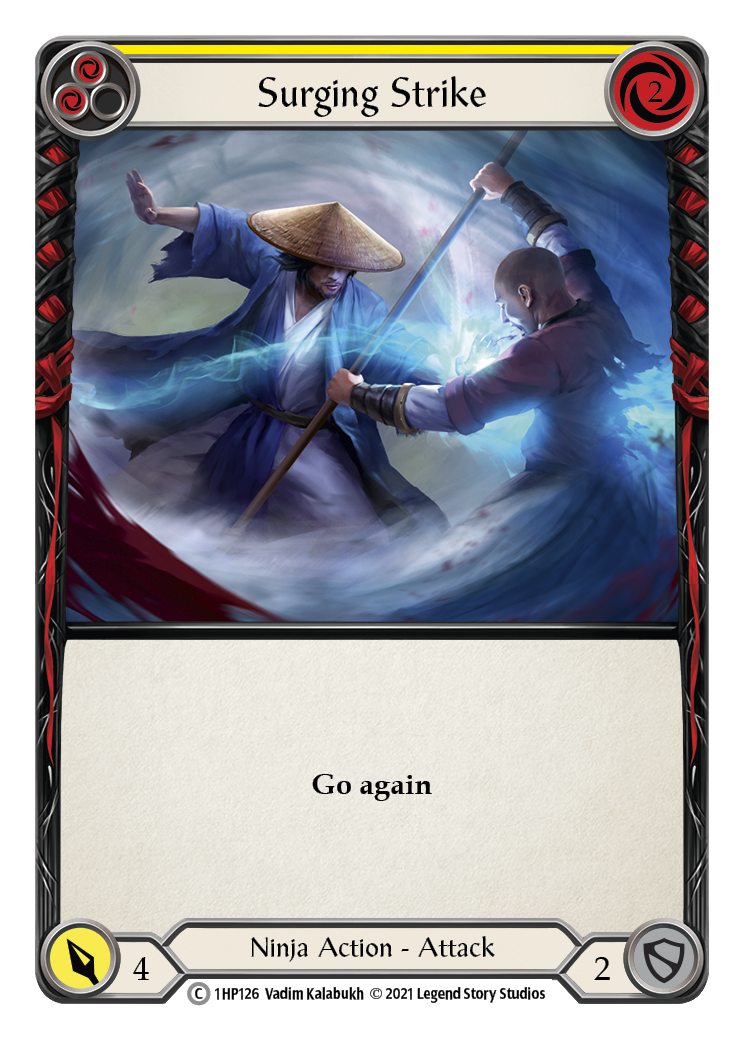 Surging Strike (Yellow) [1HP126] (History Pack 1) | Total Play