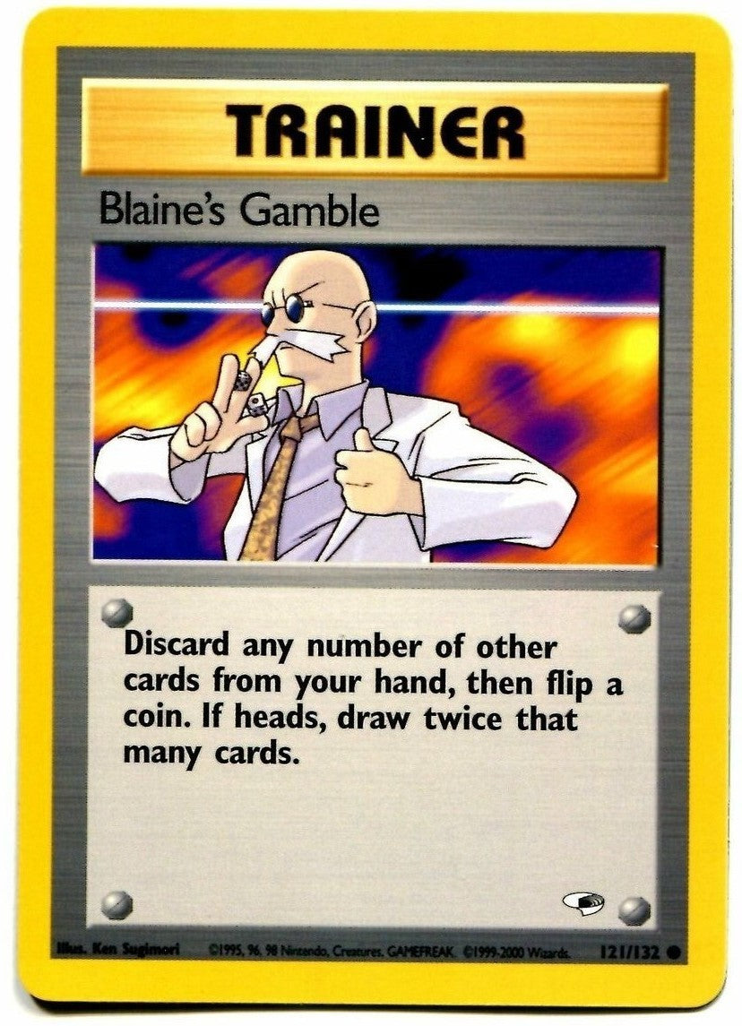 Blaine's Gamble (121/132) [Gym Heroes Unlimited] | Total Play