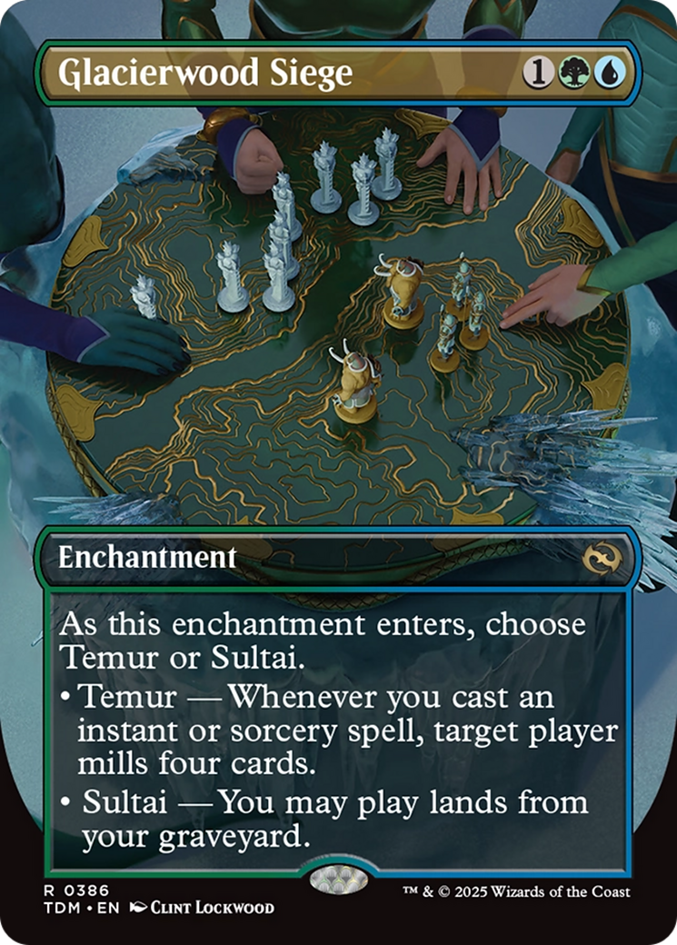 Glacierwood Siege (Borderless) [Tarkir: Dragonstorm] | Total Play