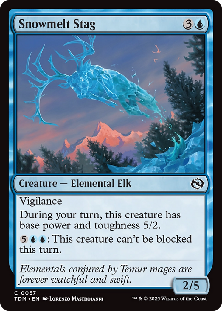 Snowmelt Stag [Tarkir: Dragonstorm] | Total Play