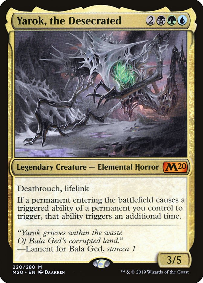 Yarok, the Desecrated [Core Set 2020] | Total Play
