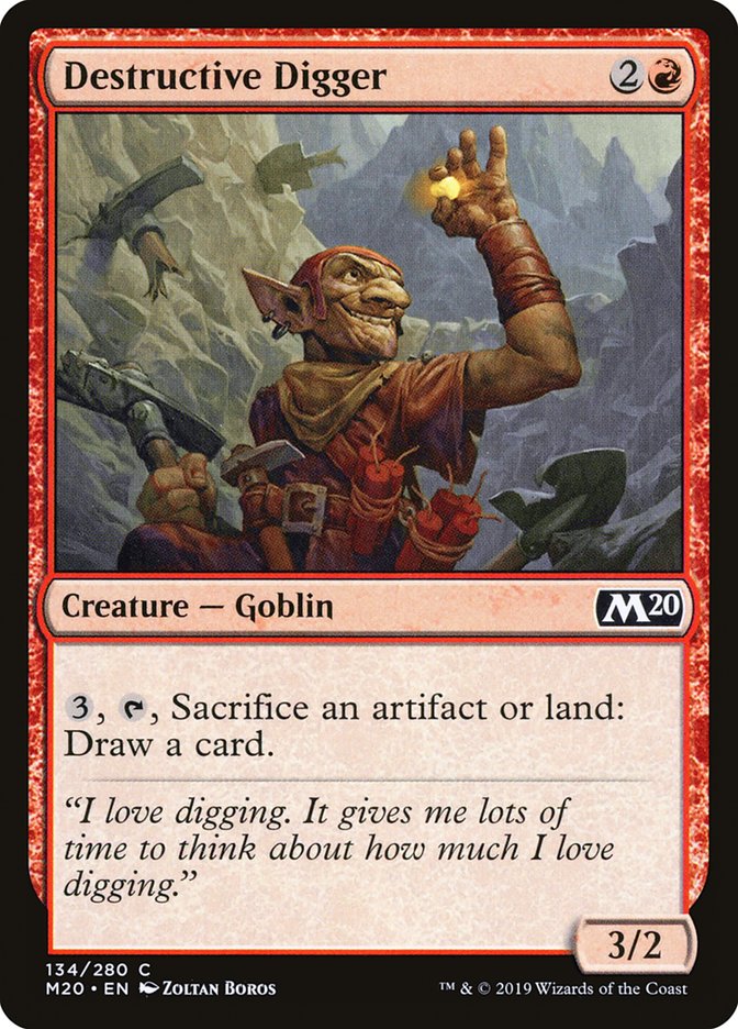 Destructive Digger [Core Set 2020] | Total Play