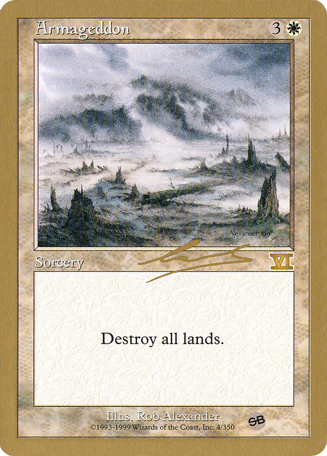 Armageddon (Nicolas Labarre) (SB) [World Championship Decks 2000] | Total Play