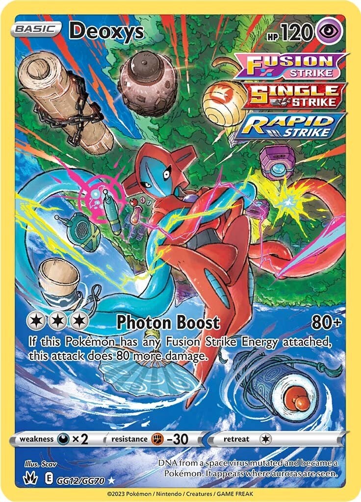 Deoxys (GG12/GG70) [Sword & Shield: Crown Zenith] | Total Play