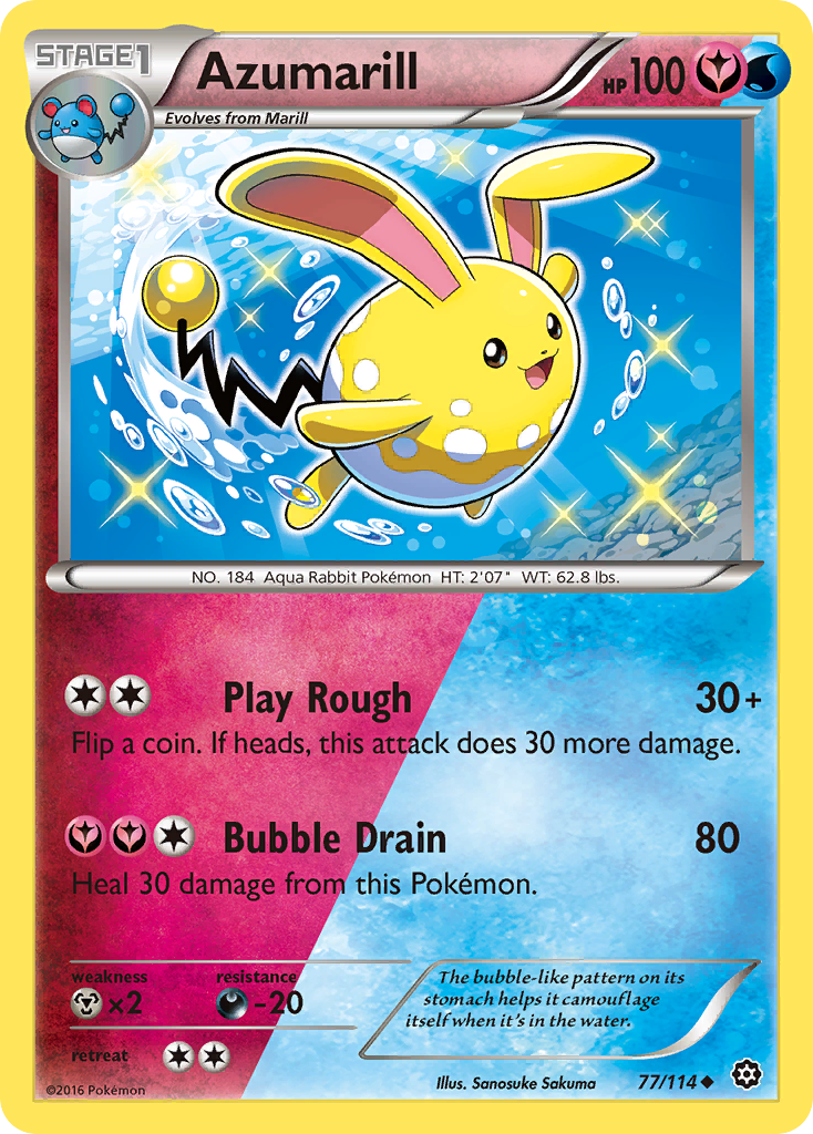 Azumarill (77/114) [XY: Steam Siege] | Total Play