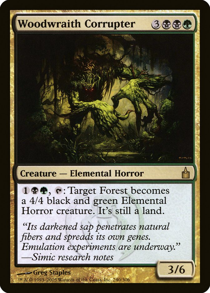 Woodwraith Corrupter [Ravnica: City of Guilds] | Total Play