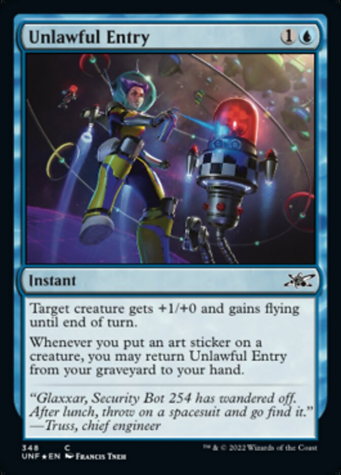 Unlawful Entry (Galaxy Foil) [Unfinity] | Total Play