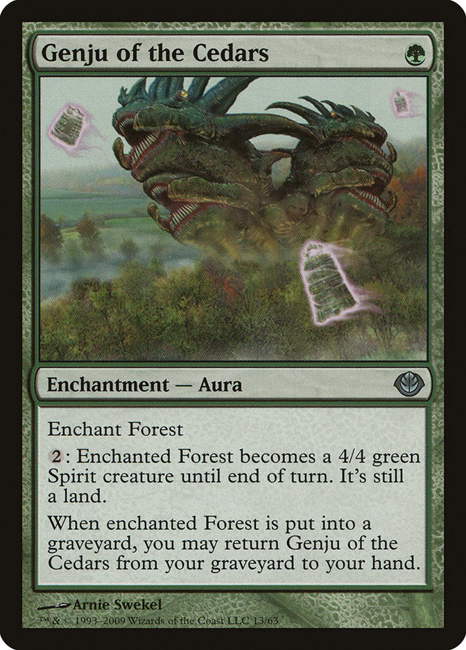 Genju of the Cedars [Duel Decks: Garruk vs. Liliana] | Total Play
