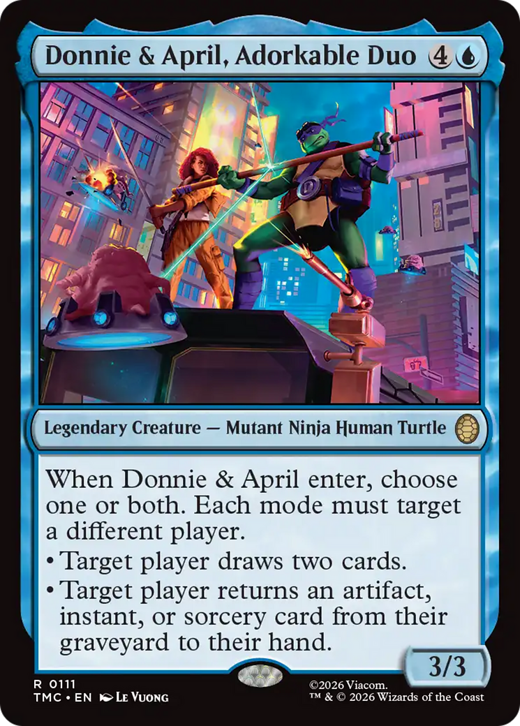 Donnie & April, Adorkable Duo [Teenage Mutant Ninja Turtles Commander] | Total Play