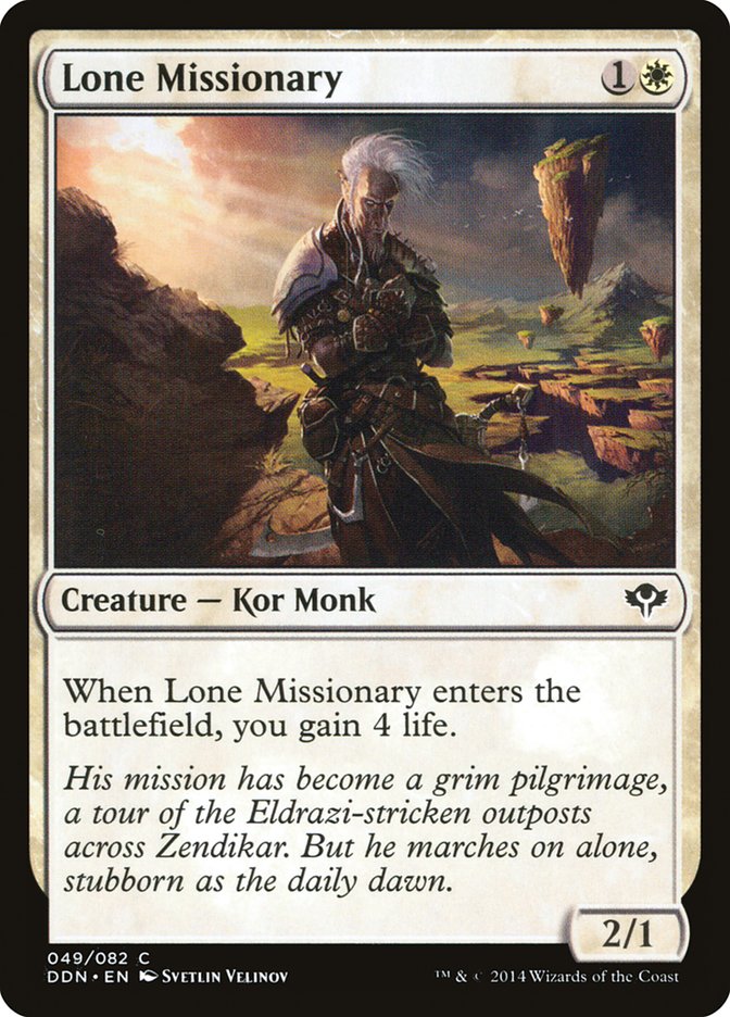 Lone Missionary [Duel Decks: Speed vs. Cunning] | Total Play