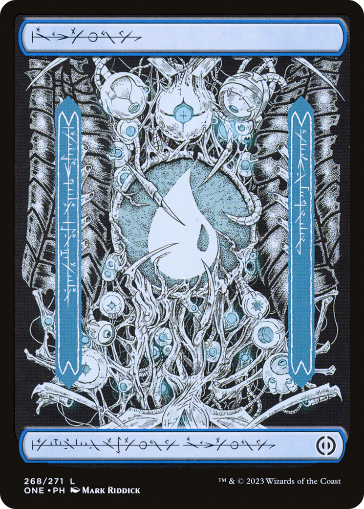Island (268) (Phyrexian) [Phyrexia: All Will Be One] | Total Play