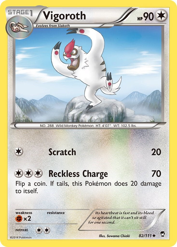 Vigoroth (82/111) [XY: Furious Fists] | Total Play