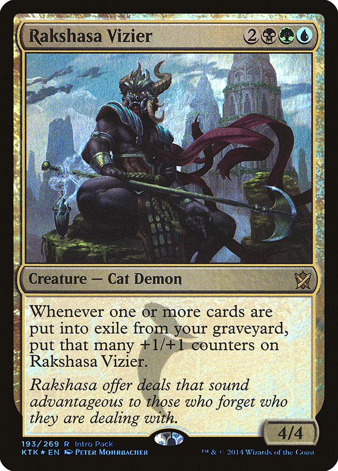 Rakshasa Vizier (Intro Pack) [Khans of Tarkir Promos] | Total Play