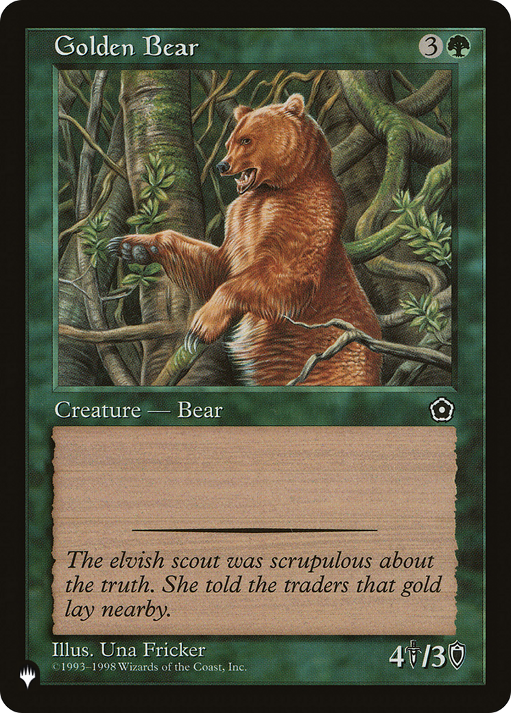 Golden Bear [The List Reprints] | Total Play