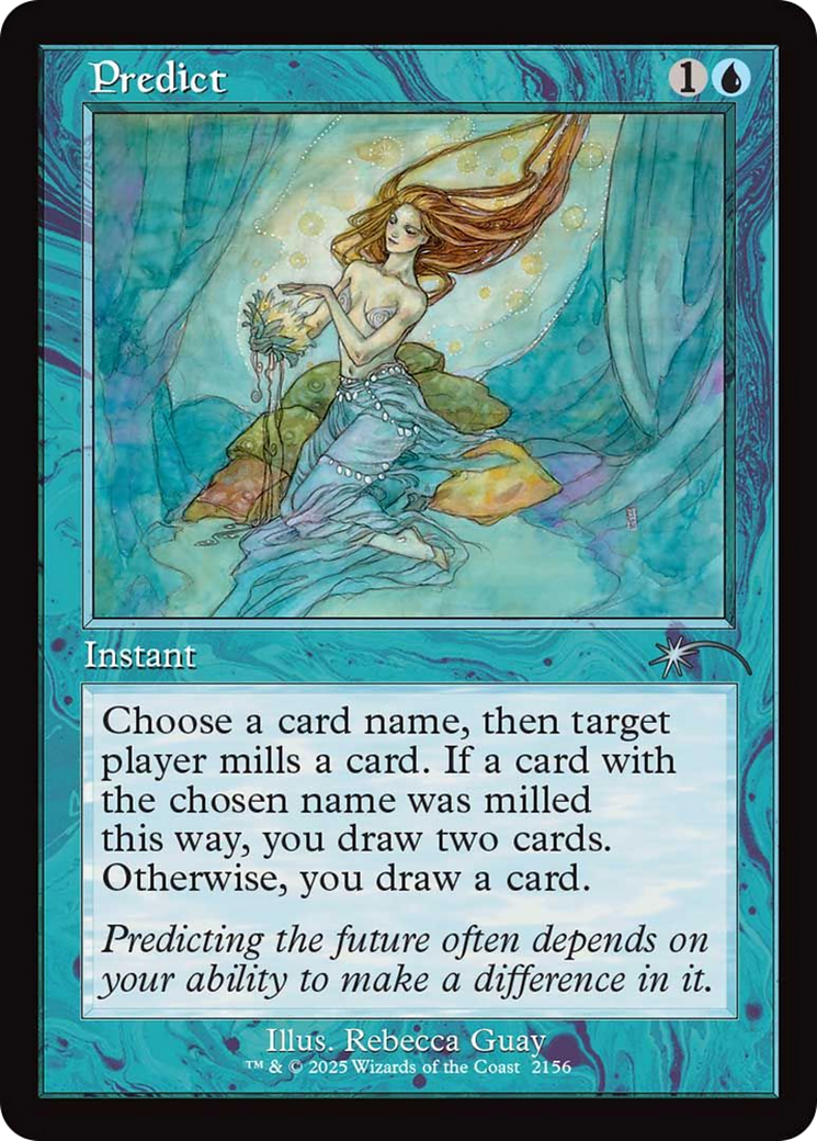 Predict (Retro Frame) [Secret Lair Drop Series] | Total Play