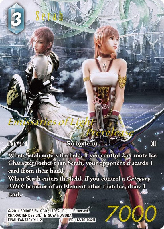 Serah (Prerelease Promo) [Emissaries of Light] | Total Play