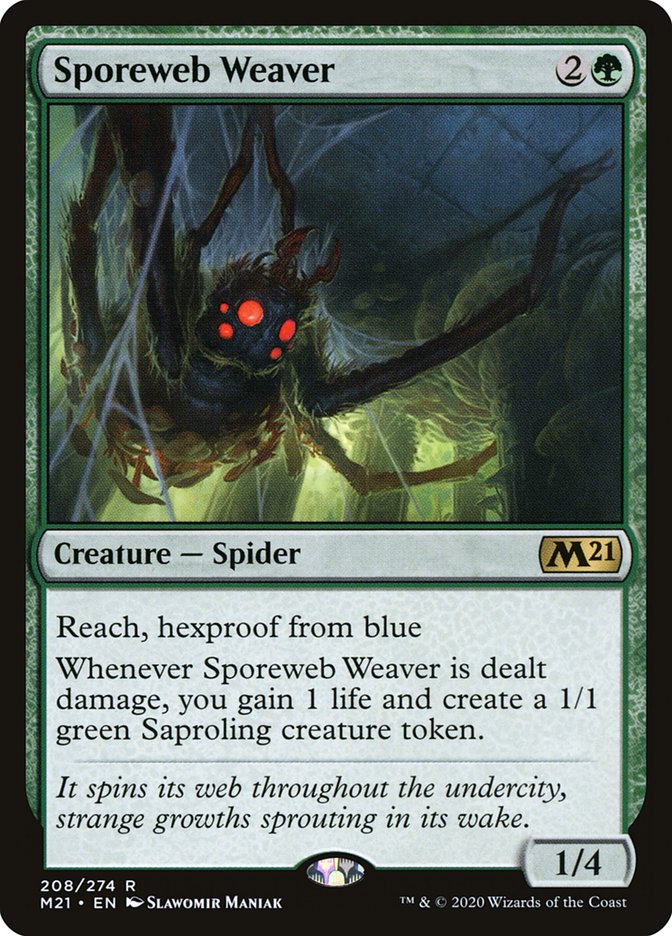 Sporeweb Weaver [Core Set 2021] | Total Play