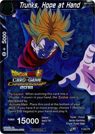 Trunks, Hope at Hand (P-064) [Tournament Promotion Cards] | Total Play