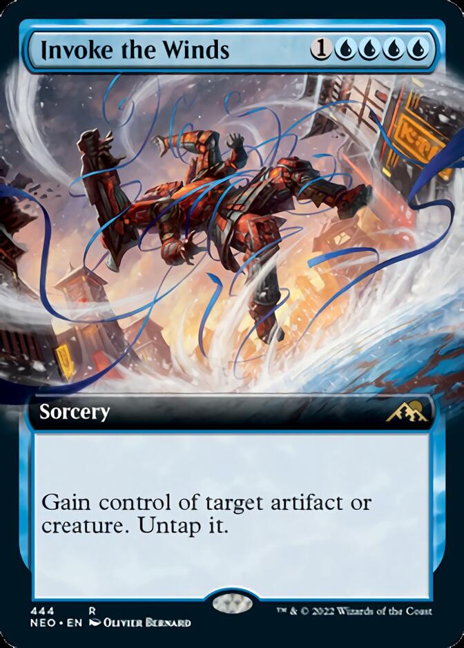 Invoke the Winds (Extended Art) [Kamigawa: Neon Dynasty] | Total Play