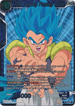 SSB Gogeta, Frenzied Burst (P-104) [Promotion Cards] | Total Play