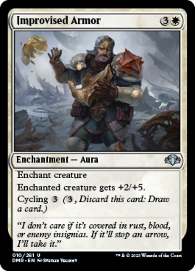 Improvised Armor [Dominaria Remastered] | Total Play