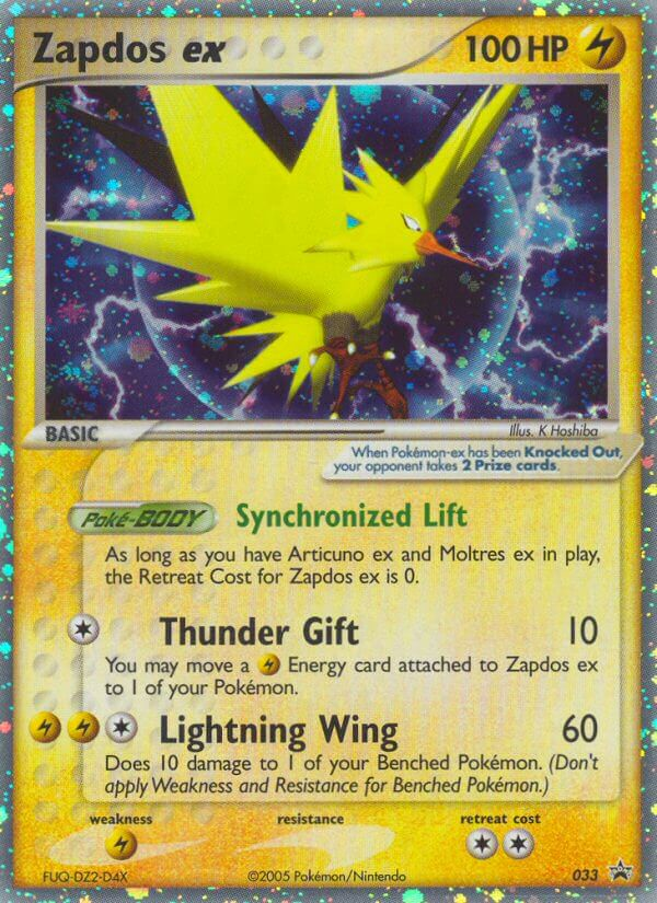 Zapdos ex (033) [Nintendo: Black Star Promos] | Total Play