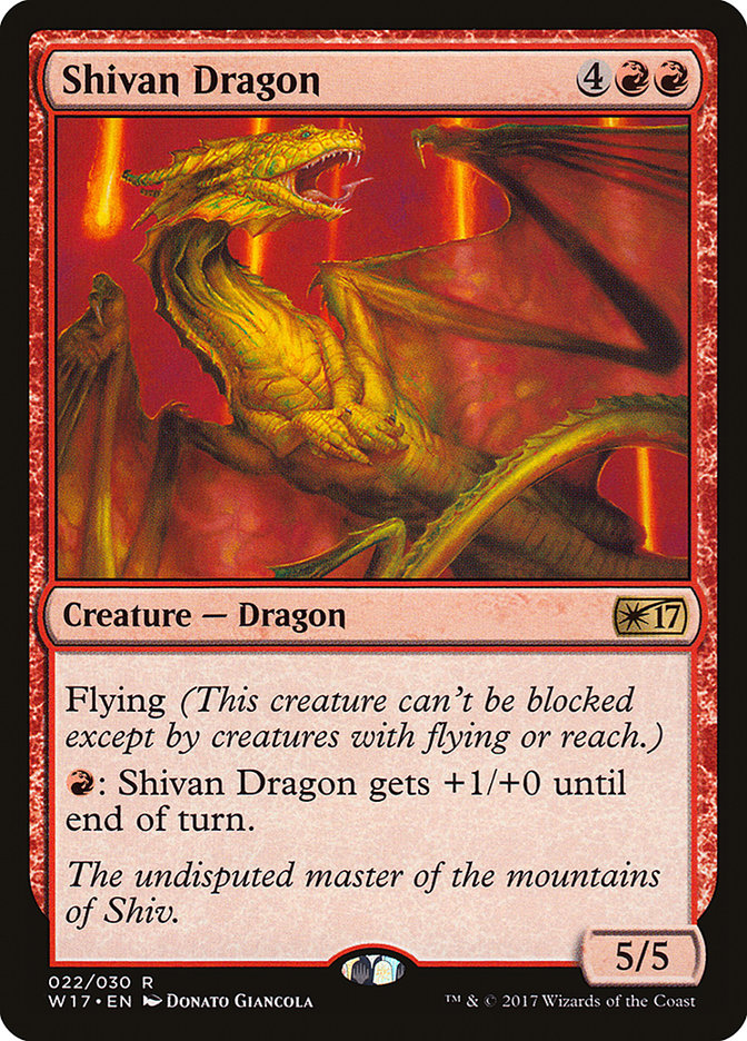 Shivan Dragon [Welcome Deck 2017] | Total Play