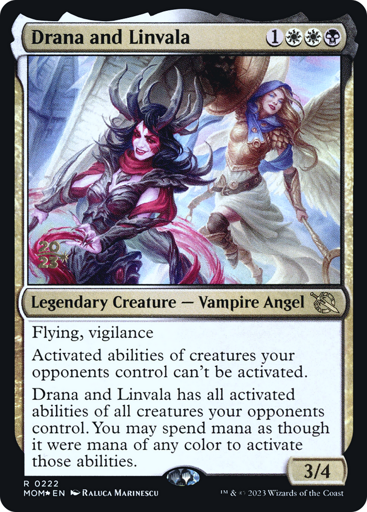 Drana and Linvala [March of the Machine Prerelease Promos] | Total Play