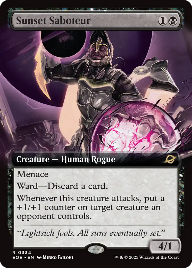 Sunset Saboteur (Extended Art) [Edge of Eternities] | Total Play