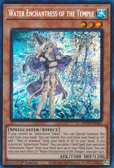 Water Enchantress of the Temple [MP23-EN265] Prismatic Secret Rare | Total Play