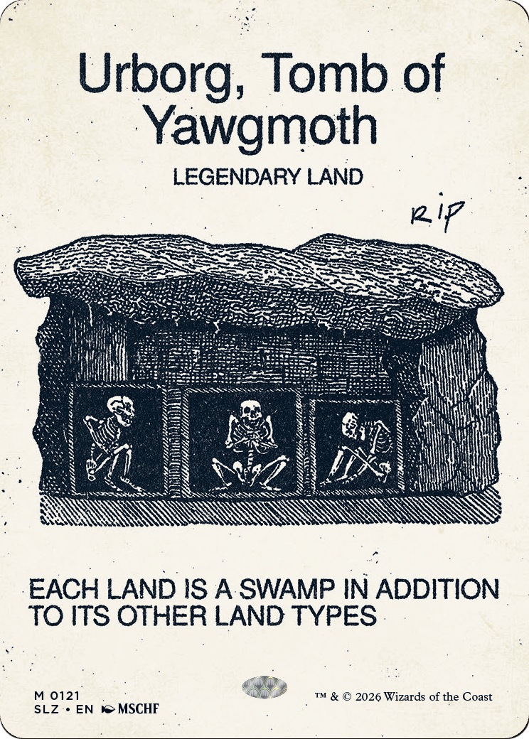Urborg, Tomb of Yawgmoth (0121) [Secret Lair x MSCHF: The Zeta Set] | Total Play