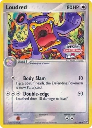 Loudred (35/106) (State Championships) [EX: Emerald] | Total Play