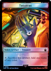 Copy // Treasure (0062) Double-Sided Token (Surge Foil) [Doctor Who Tokens] | Total Play